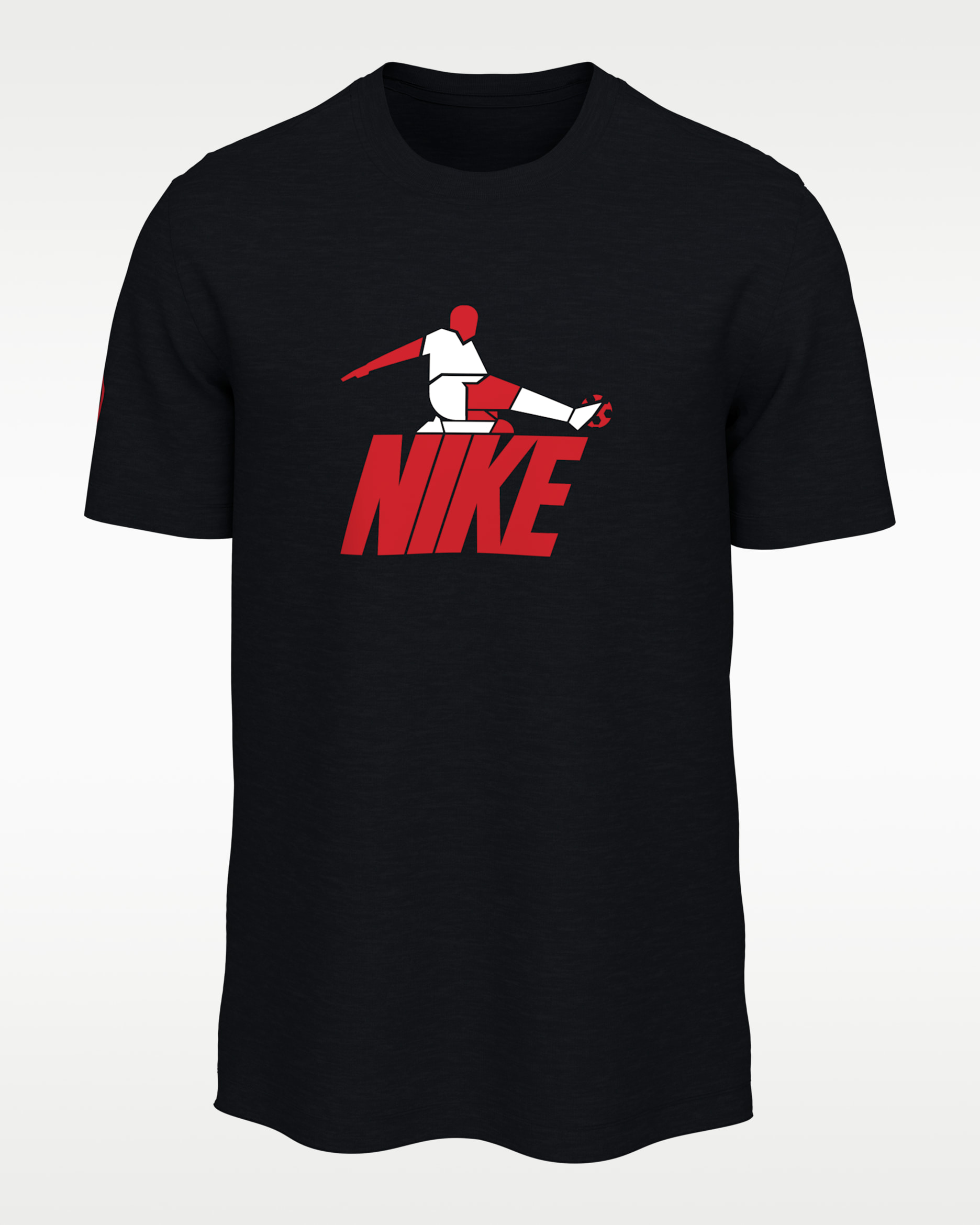 Nike ナダル　レッド Tシャツ ロゴ入り Nike Men's Soccer Logo T-Shirt. Nike.com